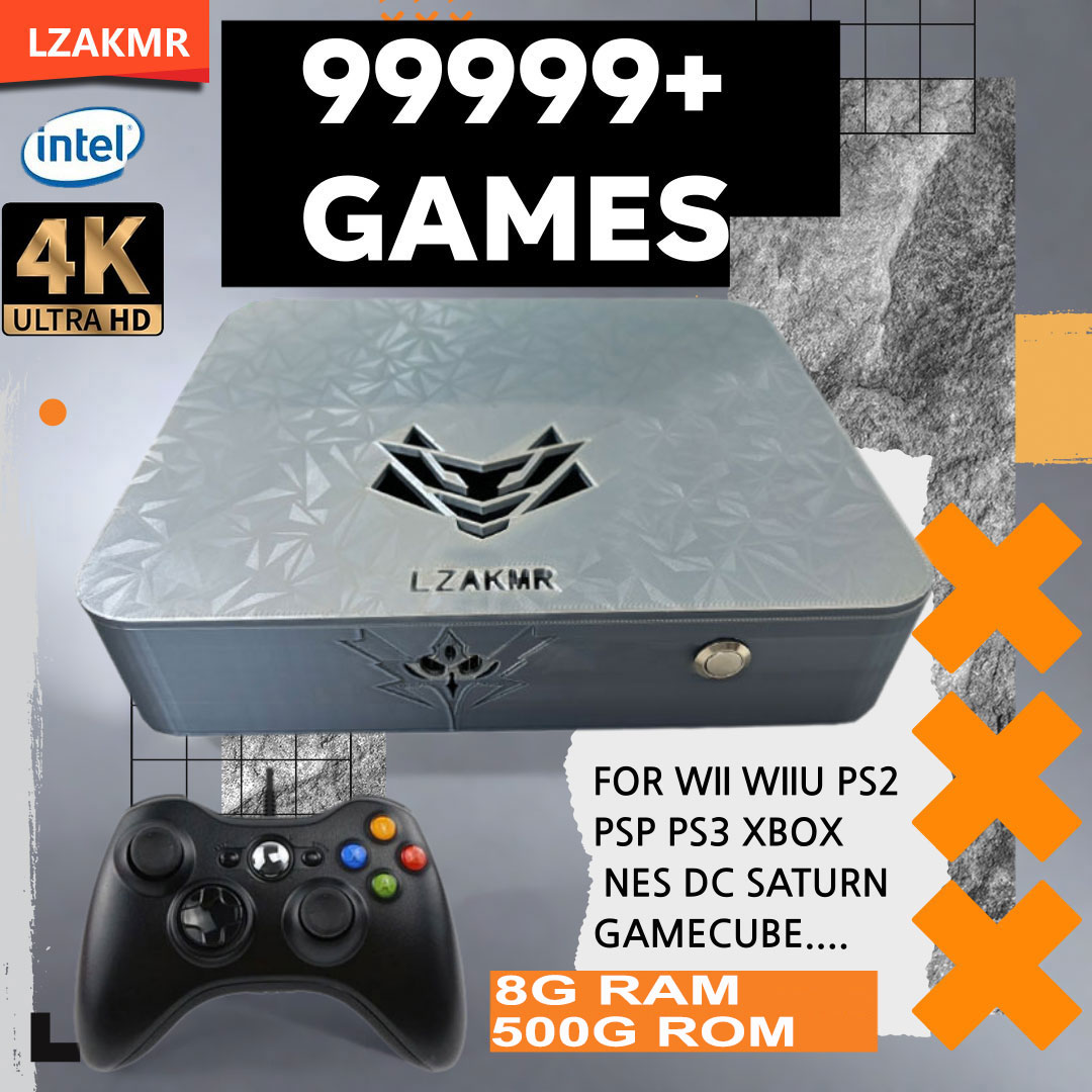 Gaming Console Emulator - Dual-System AK1 Pro Spielekonsole 70000+ Spiele