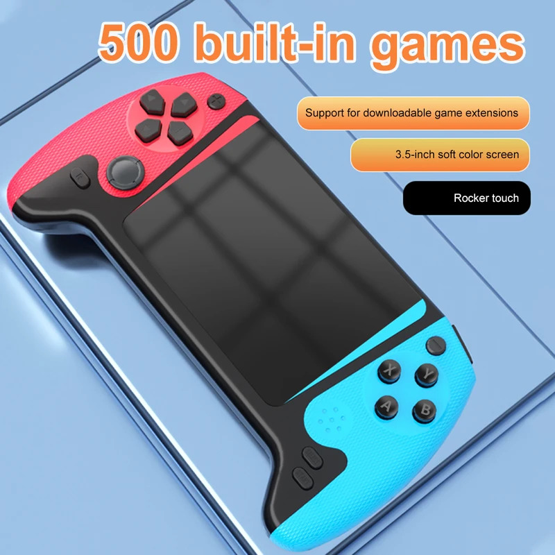 Gaming Console Under 500 - Retro-Handspielkonsole, 3,5-Zoll-LCD-Bildschirm, integrierte Gaming-Konsole für 500