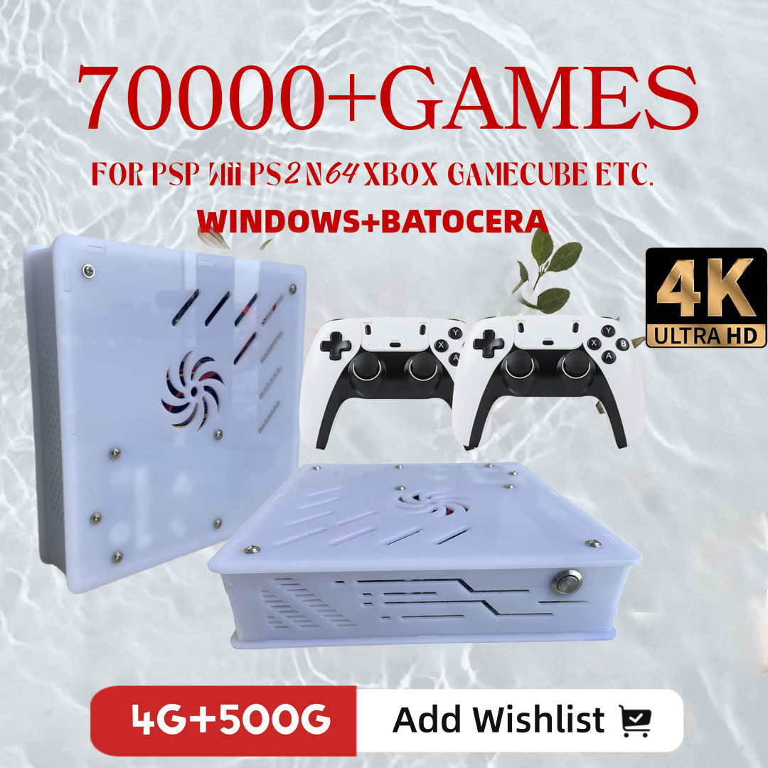 Gaming Console Emulator - 2026 Neue X8 Retro-Spielkonsole 500GB |