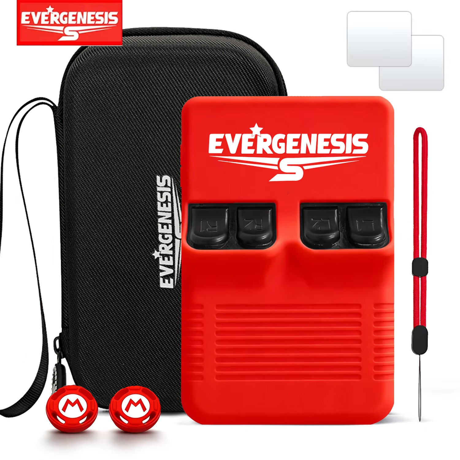 Gaming Console Portable - R36S Schutzhüllen-Set für R36S Handheld-Spielkonsole Silikonhülle