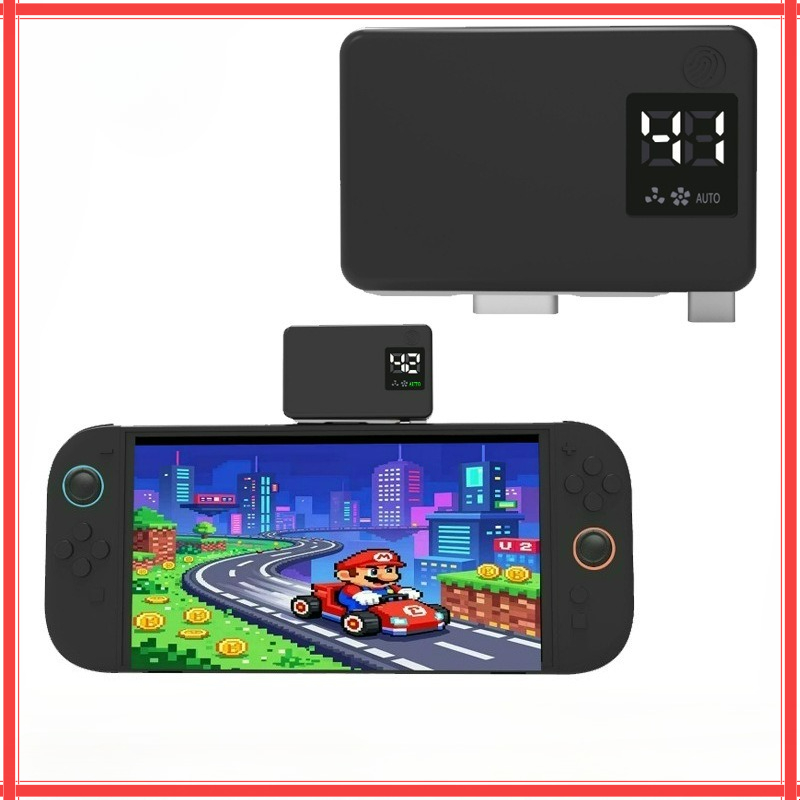 Console Cooling Fan - Switch 2 Smart-Kühlventilator mit Temperaturanzeige, automatischer