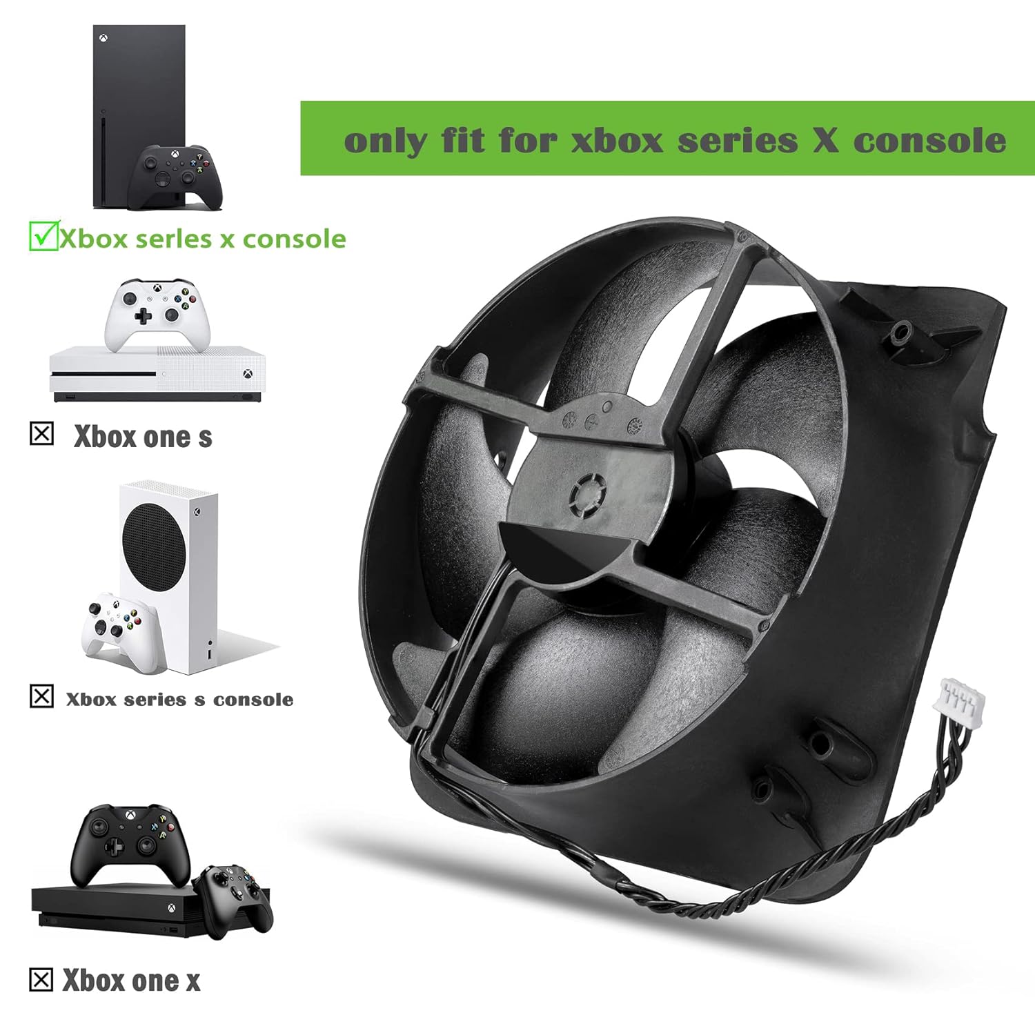Console Cooling Fan - Ersatz des internen Lüfters für Xbox