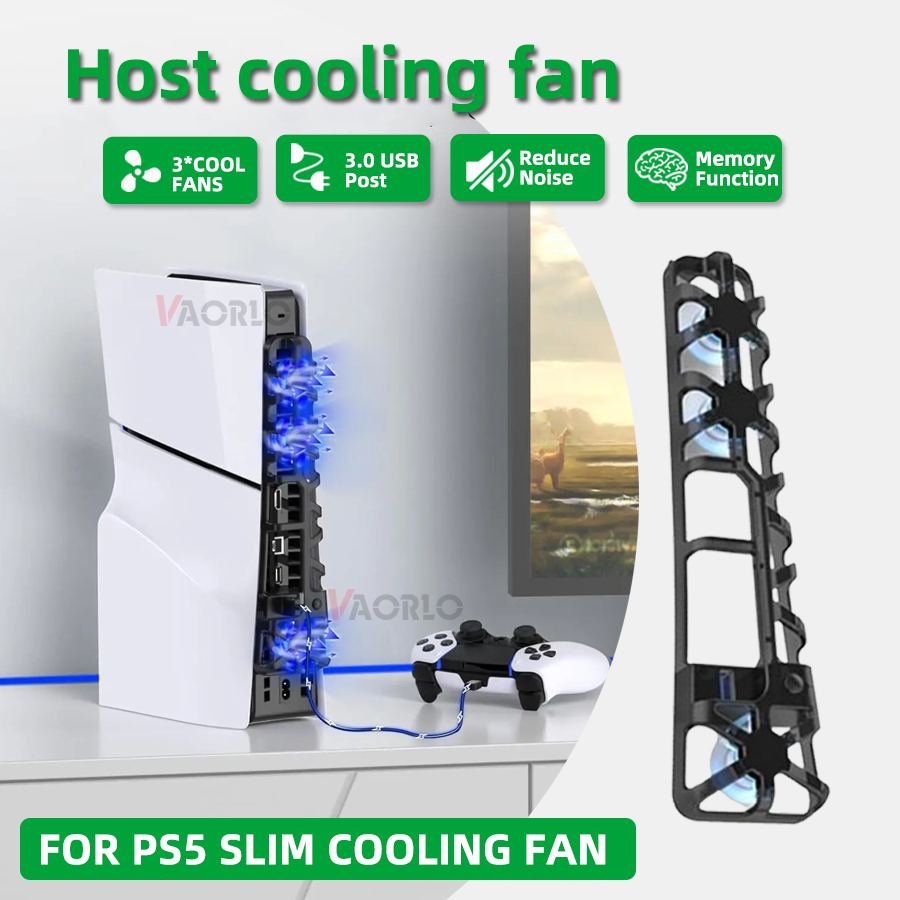 Console Cooling Fan - Lüfter mit 3 Geschwindigkeitsstufen für die