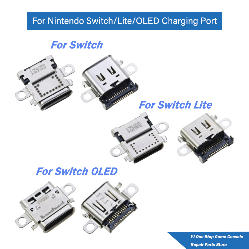 Nintendo Console Switch Lite - 2/5/10 Stück Ersatz-Ladeanschluss für Nintendo Switch