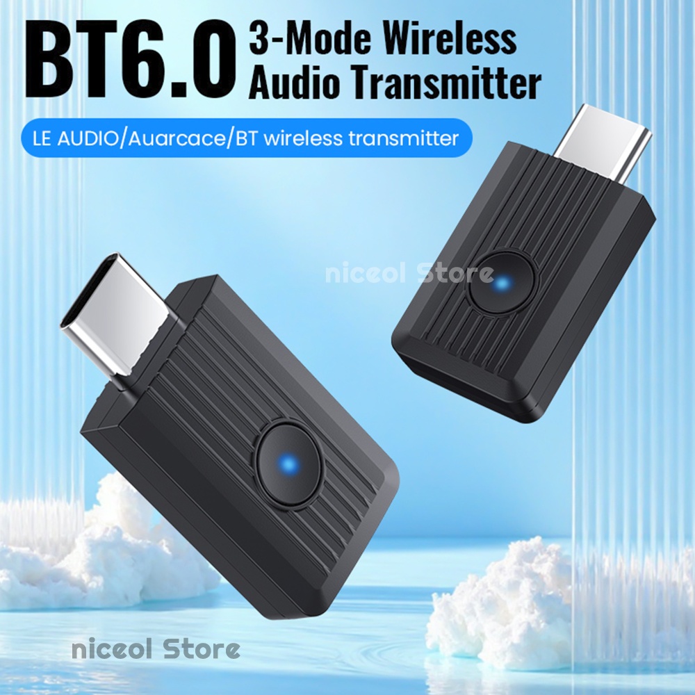 Gaming Console Bluetooth - Bluetooth-kompatibler 6.0 Typ-C USB-Dongle Auracast Broadcast
