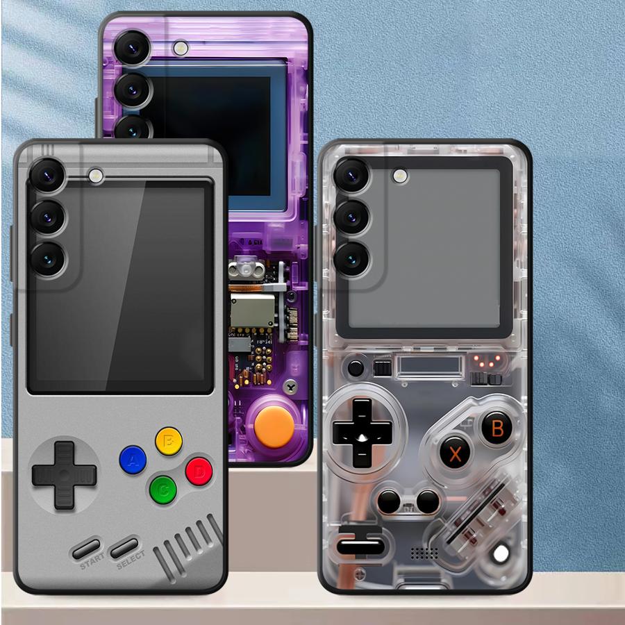 Gaming Console In Phone - Lila Gaming-Konsolen Handyhülle für Samsung Galaxy