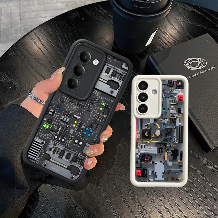 Gaming Console In Phone - Lila Gaming-Konsole Handyhülle für Samsung Galaxy