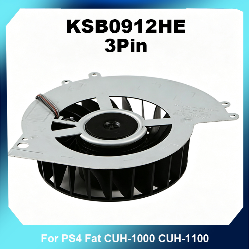 Console Cooling Fan - KSB0912HE 3-poliger interner Lüfter-Ersatz für PS4