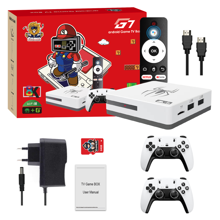 Gaming Console Portable - Hochwertige tragbare G7-Gaming-Konsole mit großem Zoll-Bildschirm,