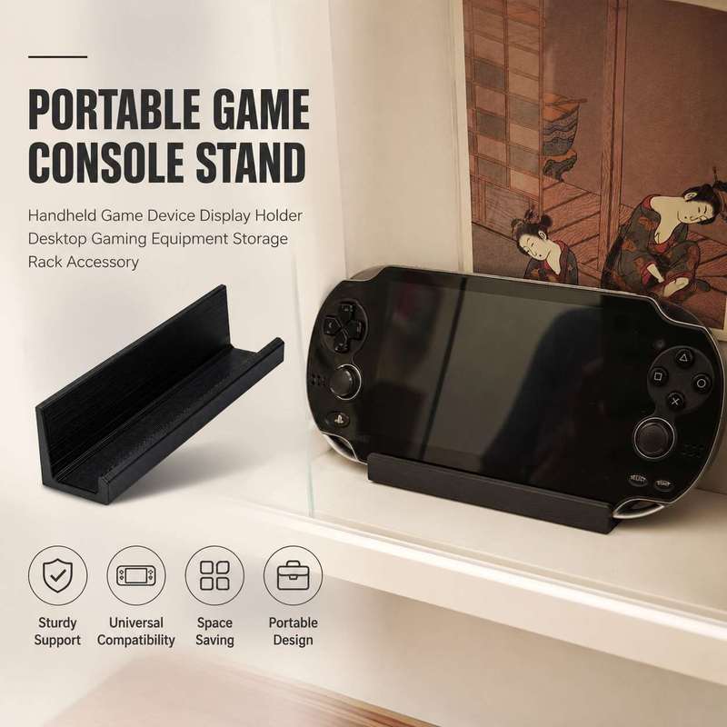 Gaming Console Portable - Tragbarer Spielkonsolen-Ständer Handheld-Spielgerät-Halterung Desktop-Gaming-Ausrüstung Aufbewahrungsregal Zubehör