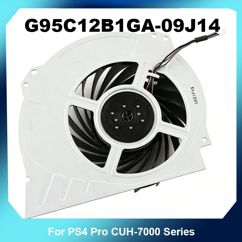 Console Cooling Fan - G95C12B1GA-09J14 4-poliger interner Lüfter-Ersatz für den