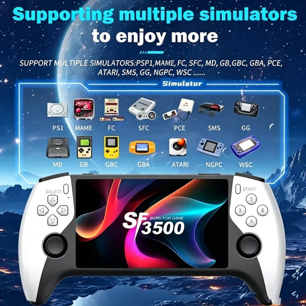Gaming Console Under 500 - SF3500 5 Zoll Handheld-Spielkonsole für PS1