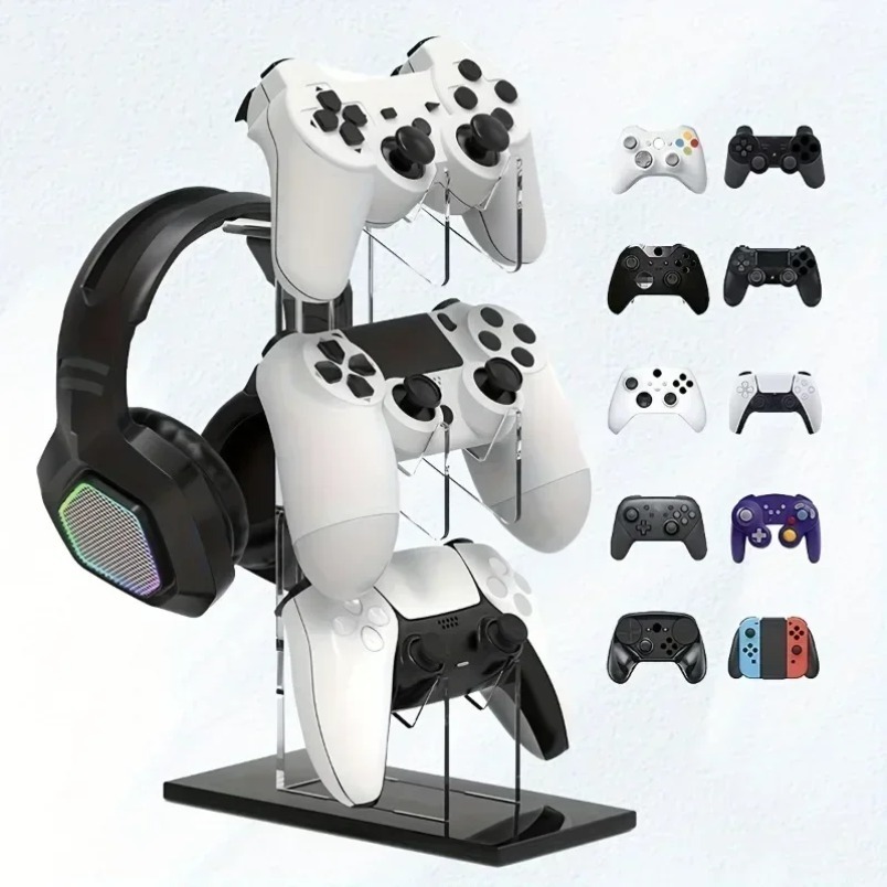 Gamepad-Ständer 3-stufiger Hea – Gaming Console Headset Bewertung und Preis