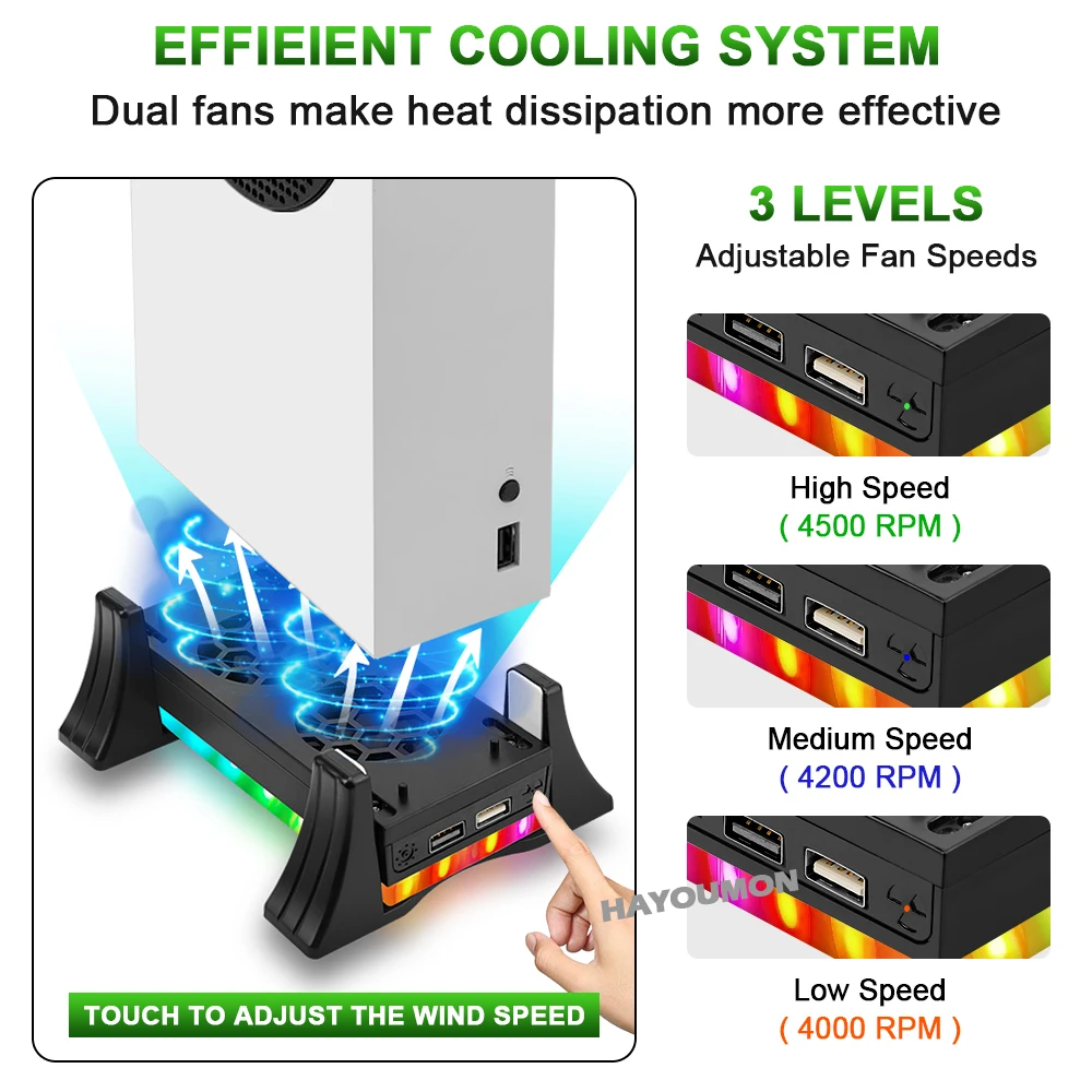 Weißer Konsolenhalter mit Lüft – Console Cooling Fan Bewertung und Preis