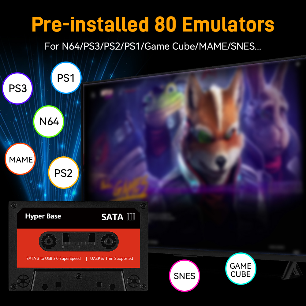 Batocera 500G/2T Emulator Spie – Gaming Console Emulator Bewertung und Preis