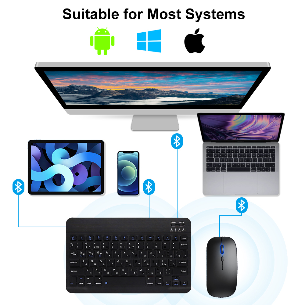 Bluetooth-Tastatur und Maus fü – Gaming Console Ipad Bewertung und Preis