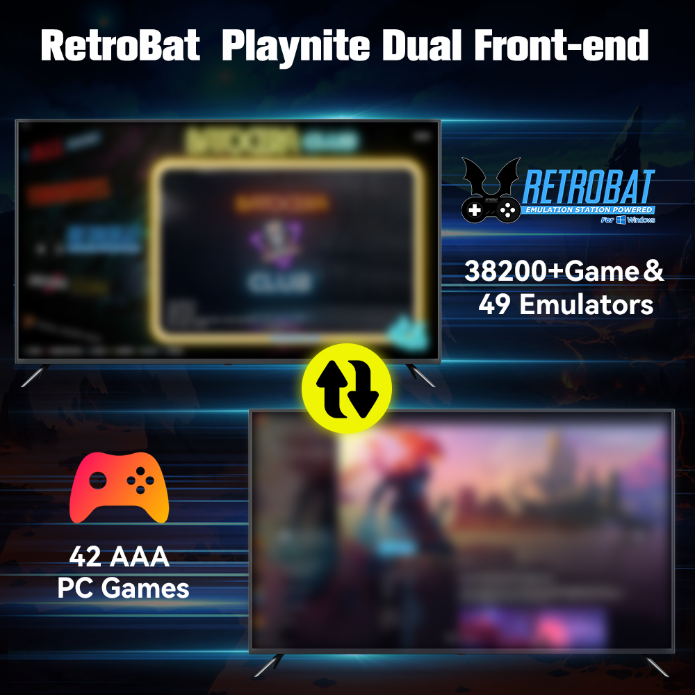 Retrobat&Playnite System HDD R – Gaming Console Emulator Bewertung und Preis