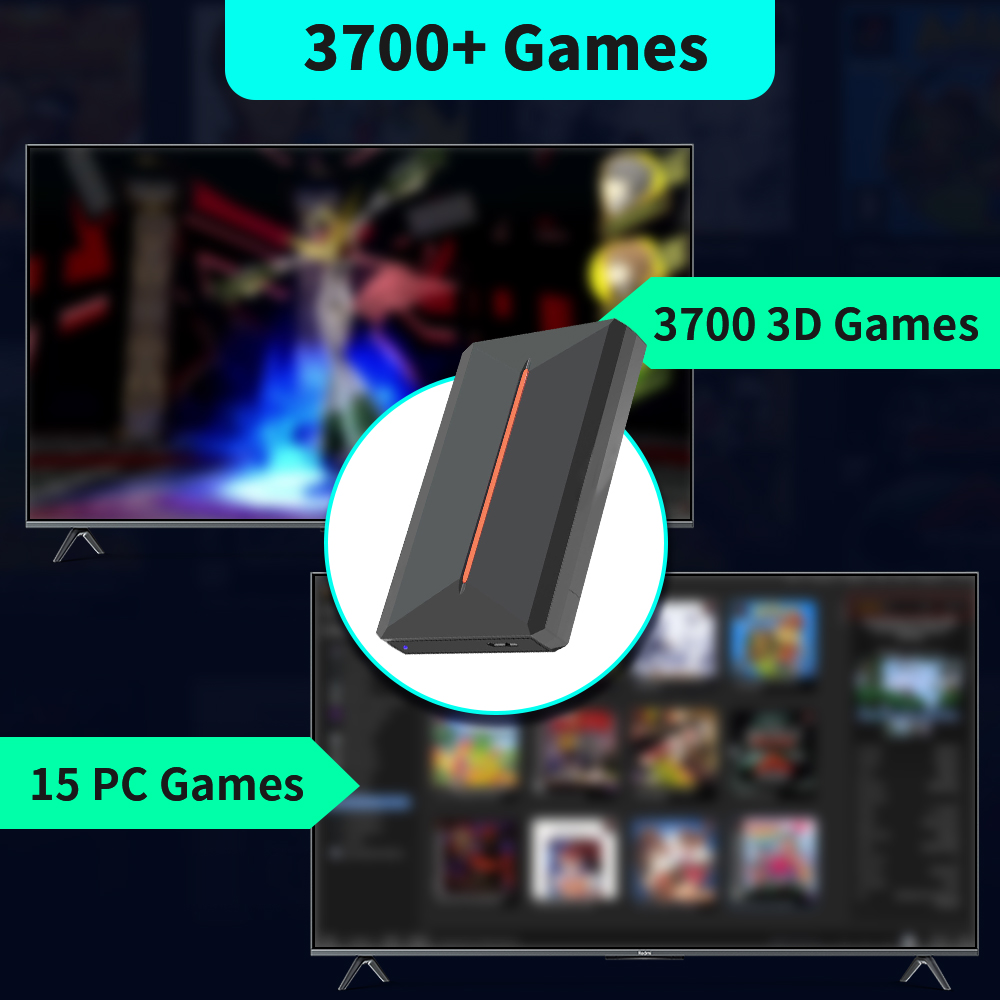 Launchbox OS 500 GB tragbare G – Gaming Console Emulator Bewertung und Preis