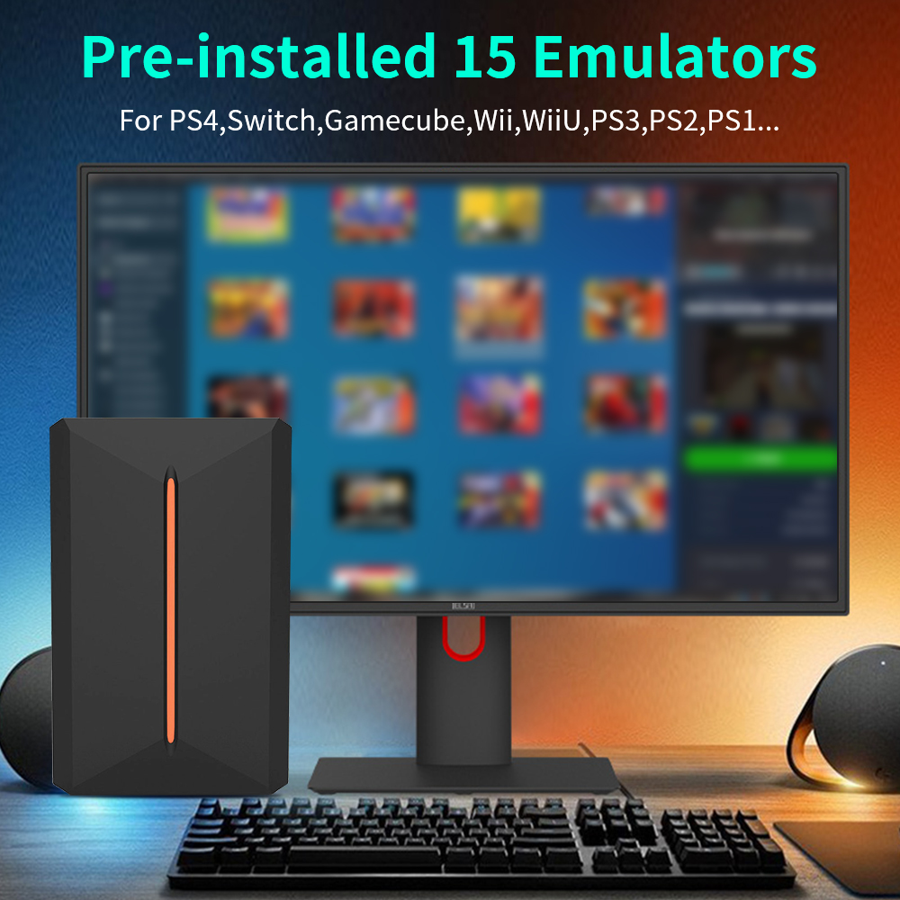 Launchbox OS 500 GB tragbare G – Gaming Console Emulator Bewertung und Preis
